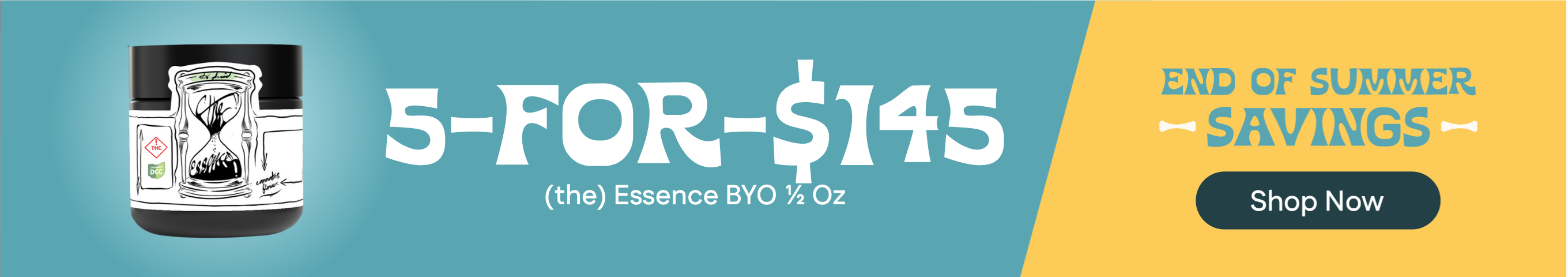 5-for-$145 BYO 1/2 OZ with (the) Essence