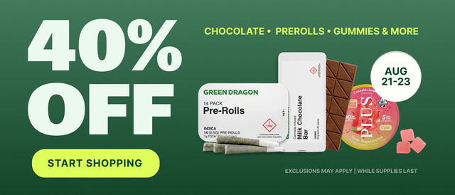 Cannabis Promo, Cannabis Sales, Cannabis Discounts, Cannabis on Sale, High Vibes Are Back in Session: 40% OFF SELECT PRODUCTS!