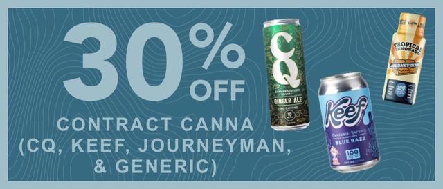 Cannabis Promo, Cannabis Sales, Cannabis Discounts, Cannabis on Sale, 30% off Contract Canna