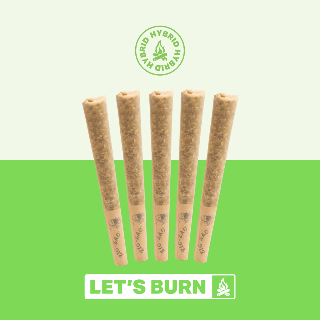 Let's Burn Cadillac Rainbows Pre-Roll Multipack, 2.5g, 5pk