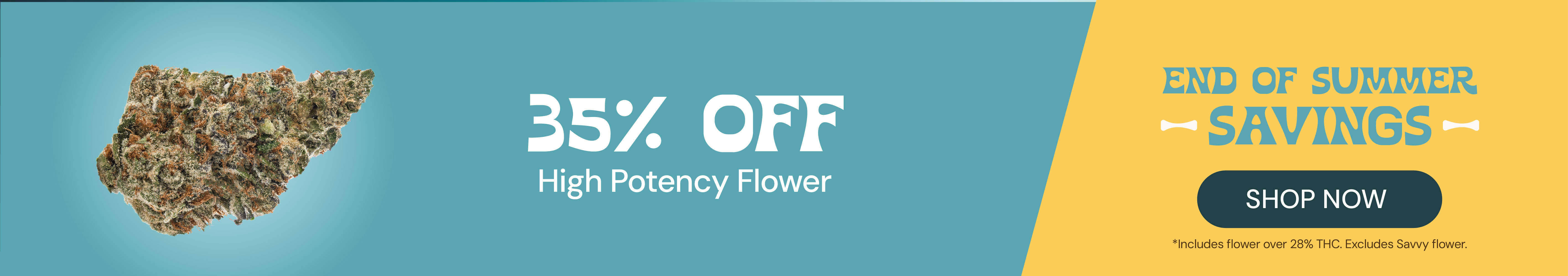 35% OFF High Potency Flower