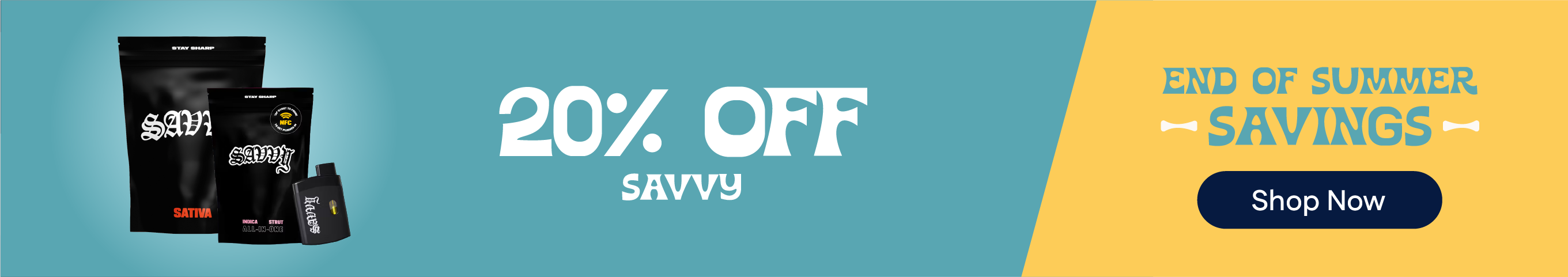 20% OFF Savvy