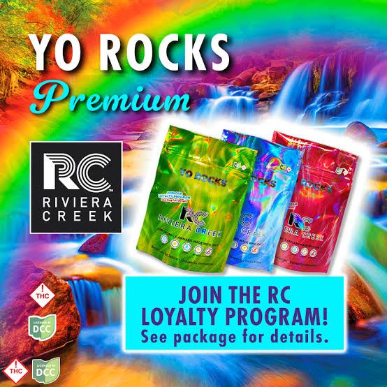 Riviera Creek YO Rocks Flower, 3.5g