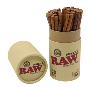 4.5" Natural Wood Pokers Raw