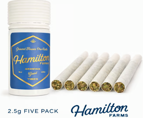 Block Berry | 2.5g 5Pk Pre-Rolls Hamilton Farms