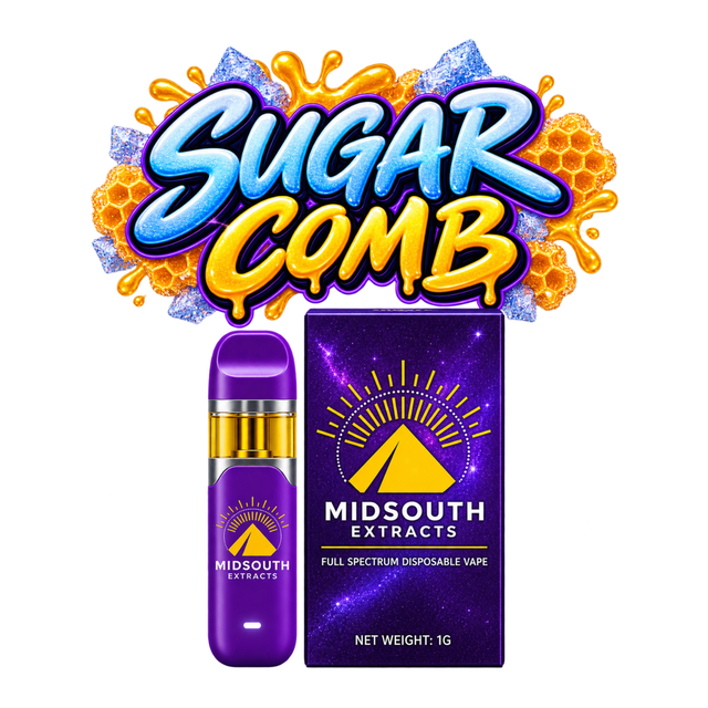 Disposable Vape | Sugar Comb | Mid South Extracts Disposable Vape | Sugar Comb | Mid South Extracts