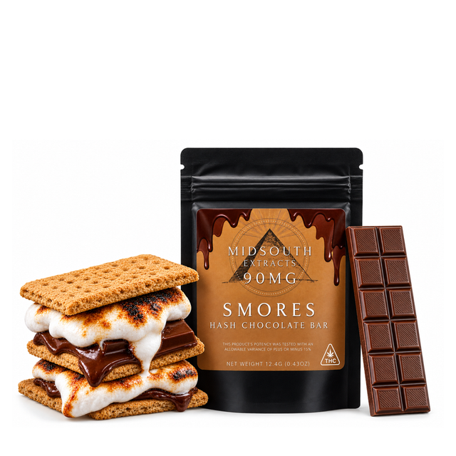 Hash Chocolate Bar | S'mores  Mid South Extracts
