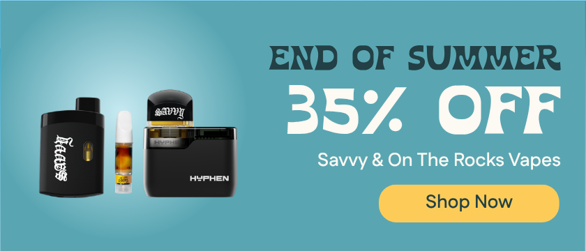 35% Off Savvy & On The Rocks Vapes