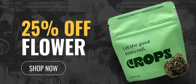 Cannabis Promo, Cannabis Sales, Cannabis Discounts, Cannabis on Sale, 25% Off Flower