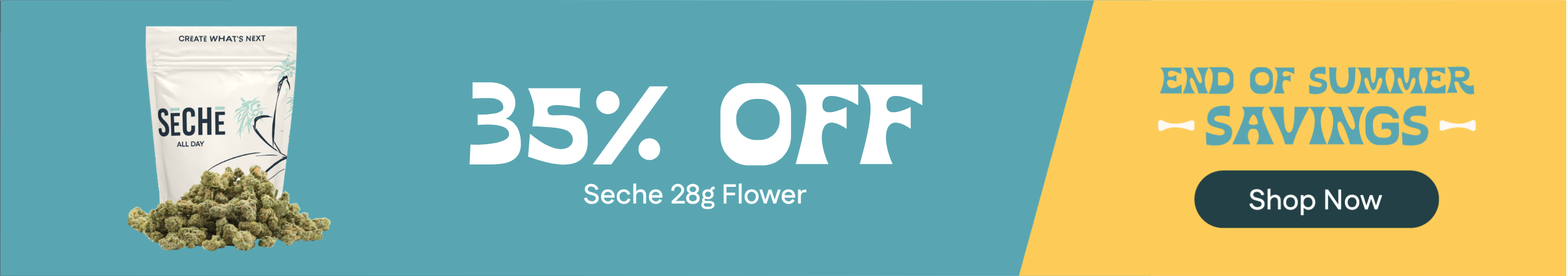 35% Off SeChe 28g Flower