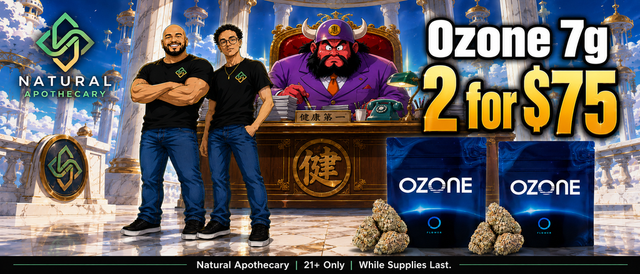 Cannabis Promo, Cannabis Sales, Cannabis Discounts, Cannabis on Sale, Ozone 7g 2 for $75!