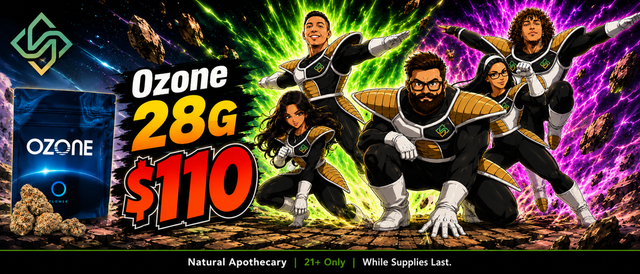 Cannabis Promo, Cannabis Sales, Cannabis Discounts, Cannabis on Sale, Ozone 28g for $110!