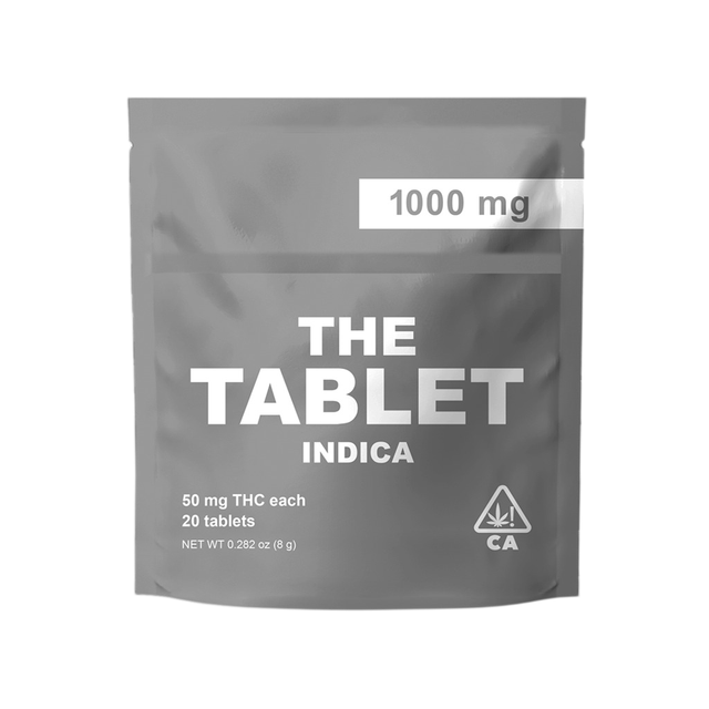 20ct x 50mg Indica THC The Tablet