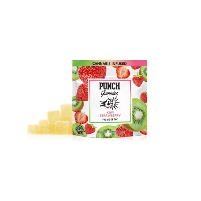 Kiwi Strawberry Punch Gummies Punch Edibles