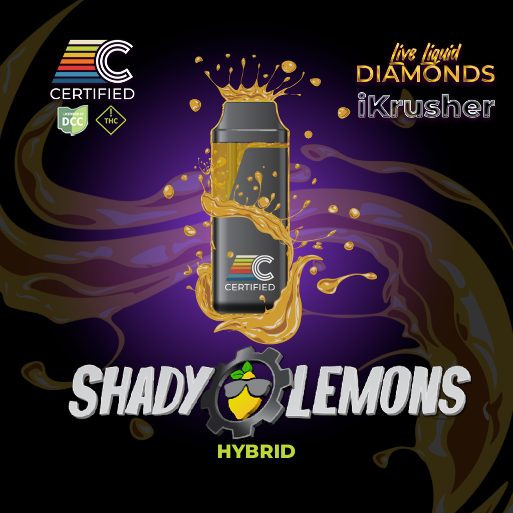 Certified Cultivators ikrusher Shady Lemons Live Resin 1g All-In-One