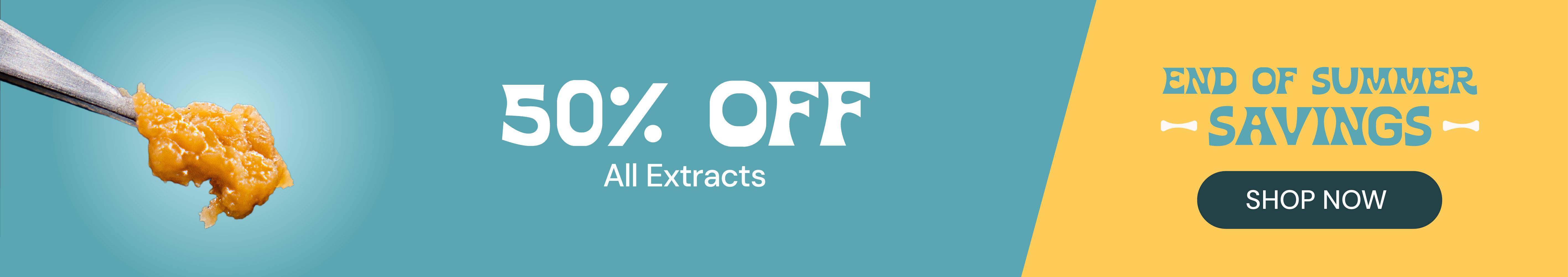 50% OFF Extracts