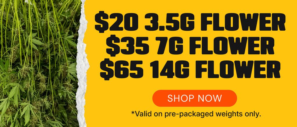 Savvy Flower: $20 3.5g, $35 7g, $65 14g