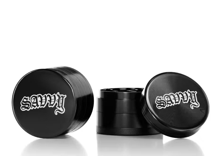 Savvy 4 piece Grinder Grinders, Aluminum