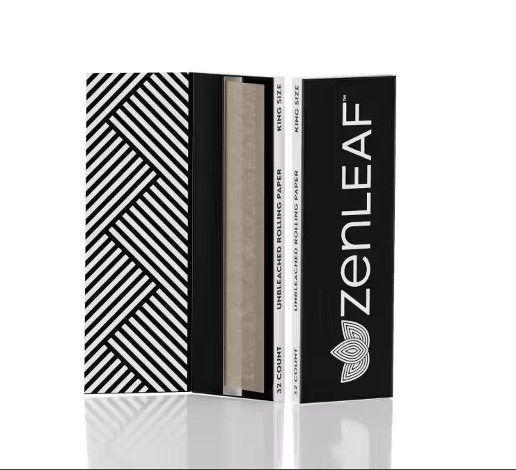 Zen Leaf 1 1/4 Rolling Papers Rolling Papers/Cones, Booklet
