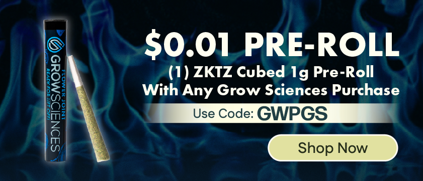 Buy any Grow Sciences product, get a Grow Sciences ZKTZ Cube