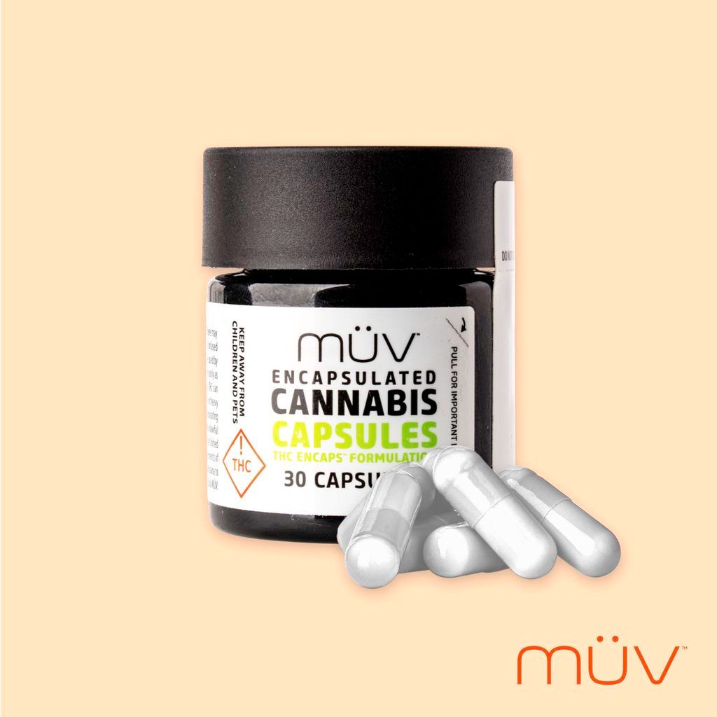 MÜV THC Fast Acting Capsules Capsules Oral Product, 300mg , 30-Pack