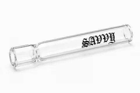 Savvy One Hitter Hand Pipe Pipes, Glass
