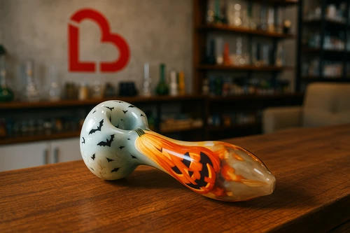 SirEEL 4" illusion Image transfer spoon pipe Halloween Luv Buds
