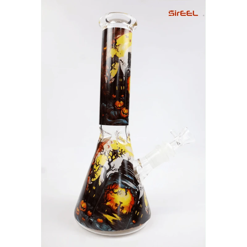 10" Shock - O - Lantern Bong w/ Bowl Sireel