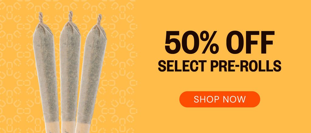 50% OFF Select Pre-rolls
