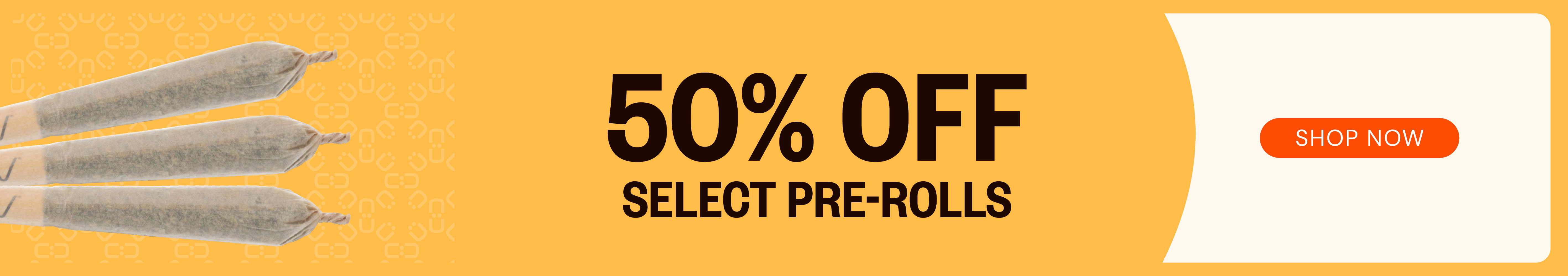 50% OFF Select Pre-rolls
