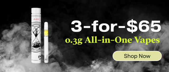 Cannabis Promo, Cannabis Sales, Cannabis Discounts, Cannabis on Sale, 3-for-$65 (the) Essence 0.3g All-in-One Vapes
