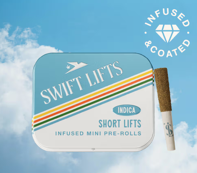 Granddaddy Purple Kief Infused & Coated Swift Lifts