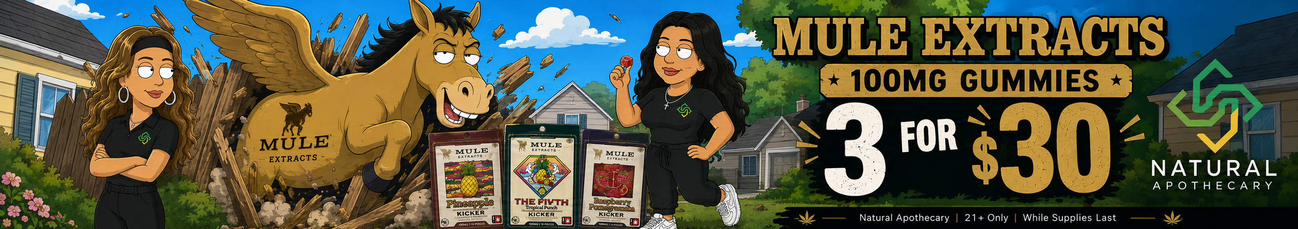 Cannabis Promo, Cannabis Sales, Cannabis Discounts, Cannabis on Sale, Mule Extracts 100mg 3 for $30!