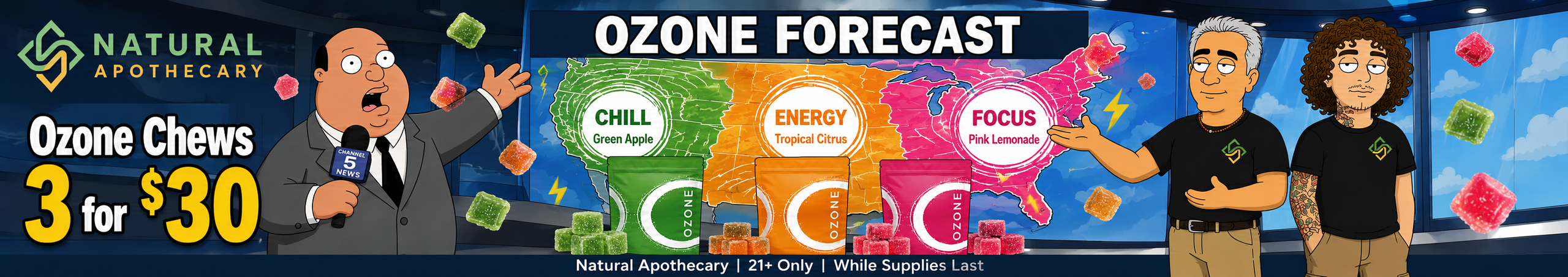 Cannabis Promo, Cannabis Sales, Cannabis Discounts, Cannabis on Sale, Ozone Chews 3 for $30!
