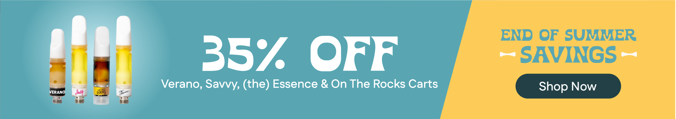 35% Off Verano, Savvy, (the) Essence & On The Rocks Carts