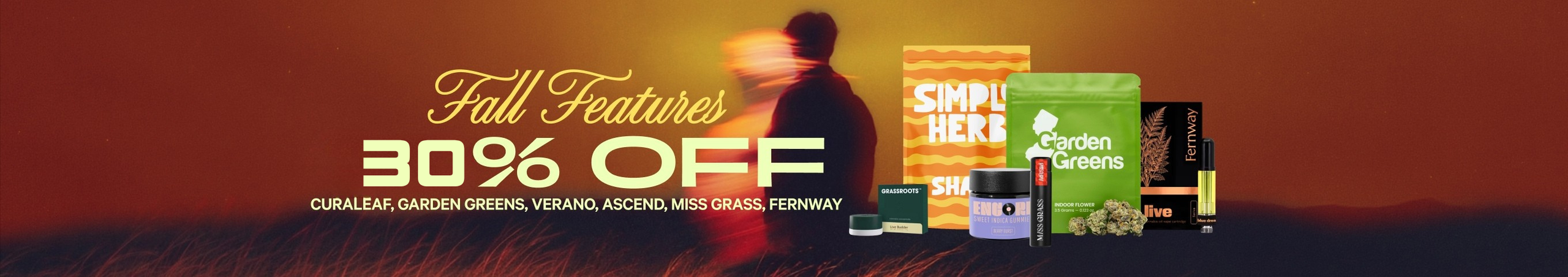 Cannabis Promo, Cannabis Sales, Cannabis Discounts, Cannabis on Sale, 30% Off Featured Brands