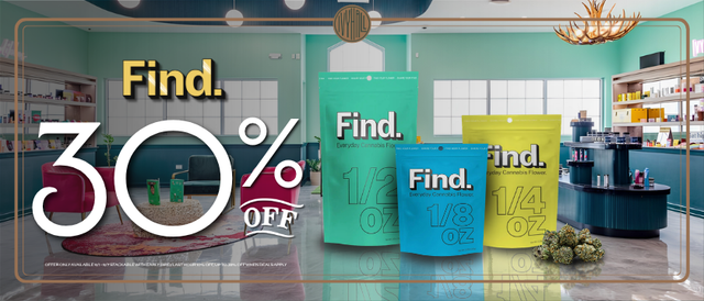 Cannabis Promo, Cannabis Sales, Cannabis Discounts, Cannabis on Sale, Find. 30% Off