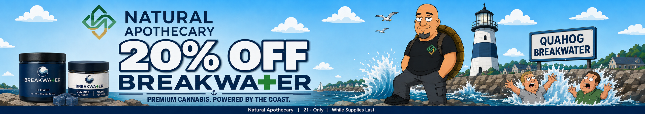 Cannabis Promo, Cannabis Sales, Cannabis Discounts, Cannabis on Sale, Breakwater 20% Off Labor Day Special