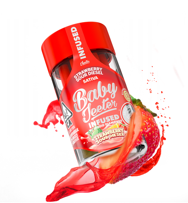 Strawberry Sour Diesel Baby Jeeter