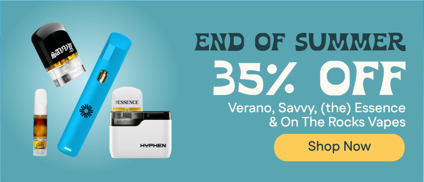 35% Off Verano, Savvy, (the) Essence & On The Rocks Vapes