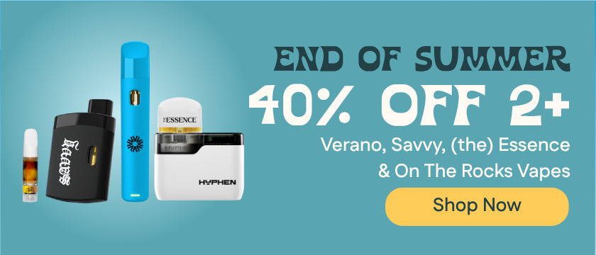 40% Off 2+ Verano, Savvy, (the) Essence & On The Rocks Vapes