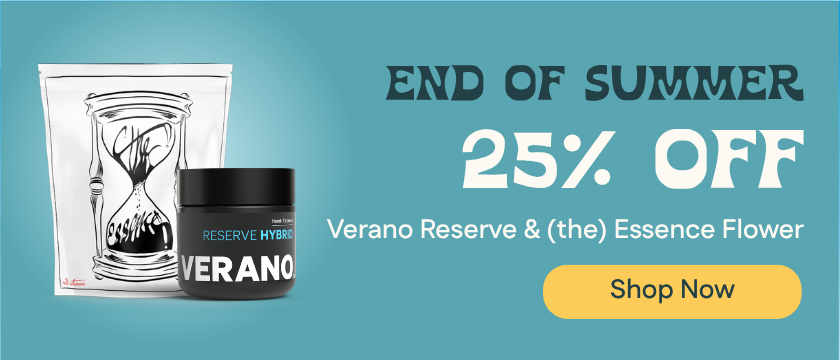 25% Off Verano Reserve & (the) Essence Flower