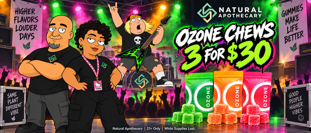 Cannabis Promo, Cannabis Sales, Cannabis Discounts, Cannabis on Sale, Ozone Chews 3 for $30!