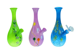 7" Assorted Flower Vase Pipe Bisa Lina