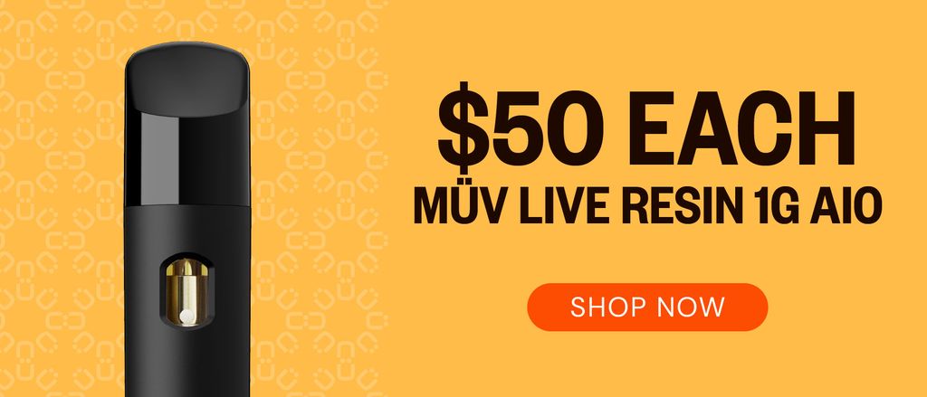 $50 MÜV Live Resin 1g AIO