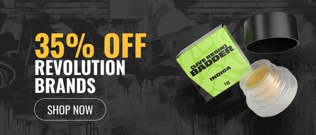 Cannabis Promo, Cannabis Sales, Cannabis Discounts, Cannabis on Sale, 35% Off Revolution and Tales & Travels