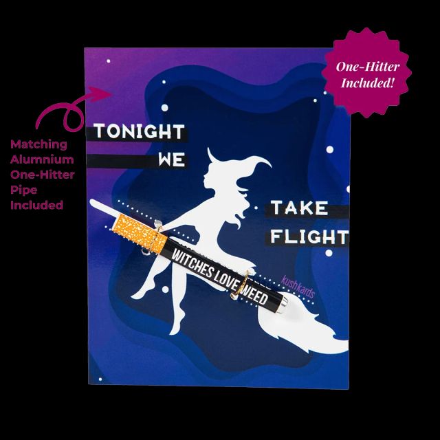 Greeting Card w/ One Hitter Pipe Kush Cards Greeting Card w/ One Hitter Pipe Kush Cards