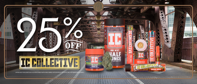 Cannabis Promo, Cannabis Sales, Cannabis Discounts, Cannabis on Sale, IC Collective 25% Off!