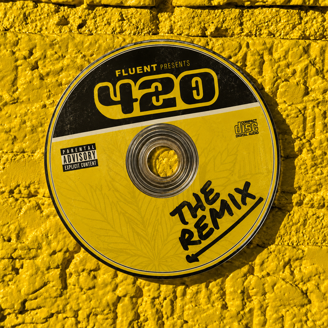 4/20 Remix Round Sticker FLUENT