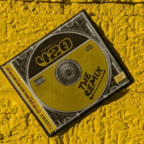 4/20 Remix Square Sticker FLUENT